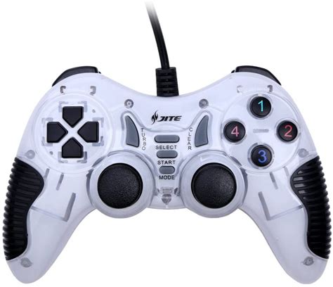 Dual Vibration USB Wired Gaming Gamepad Controller WHITE CN2021 | Buy ...