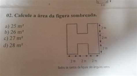 Calcule A Area Da Figura Sombreada - Calcule a área da figura sombreada - brainly.com.br