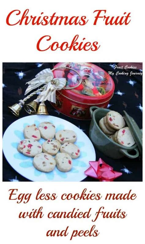 Christmas Fruit Cookies | Tutti Frutti Biscuit - My Cooking Journey