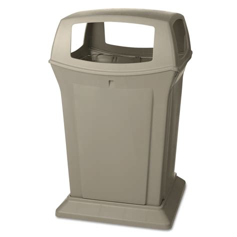 Rubbermaid Commercial Products Ranger Fire Safe 45 Gallon Beige Plastic