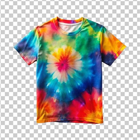 Premium PSD | Colorful t shirt on a white background