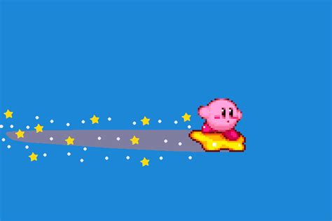 Image - Kirby flying on a warp star.png - Chronicles of Illusion Wiki