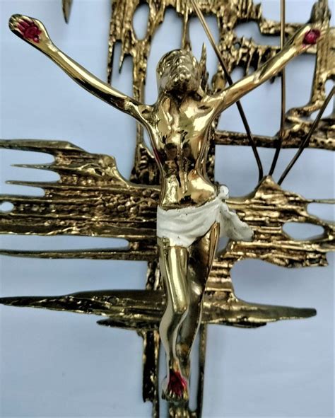 Salvador Dalí after Scultura Cristo de San Juan 61 cm Bronzo