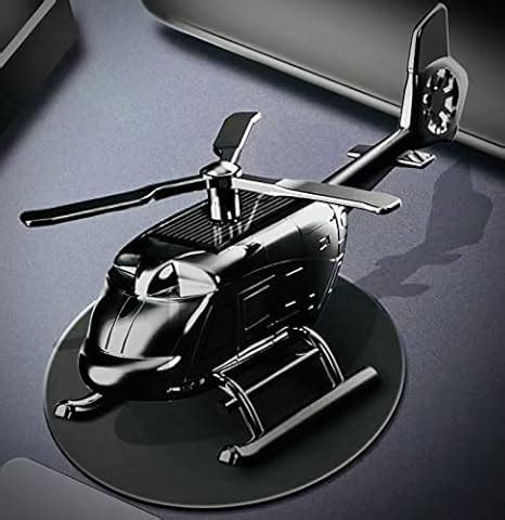 Helicopter Solar Car Air Freshener Rotation Aromatherapy Car Perfume