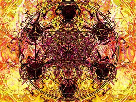 Metatrons Cube Working Progress R Digital Art