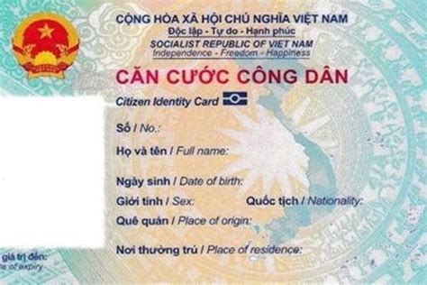 Căn cước công dân có thời hạn bao lâu