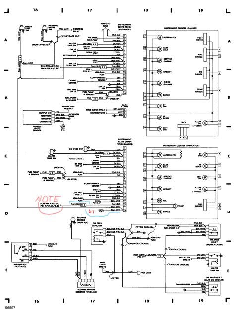 Chevy Instrument Cluster Wiring Diagram 1997