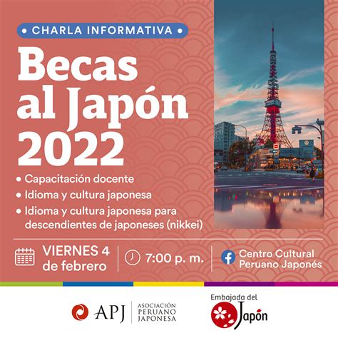 Charla informativa Becas al Japón 2022