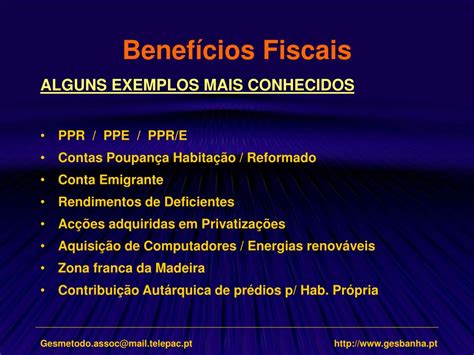 PPT BENEFÍCIOS E OBRIGAÇÕES FISCAIS PowerPoint Presentation free