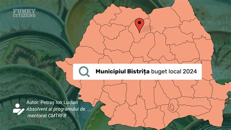 Analiză proiect buget 2024 Municipiul Bistrița Funky Citizens