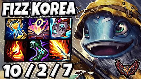 Fizz Vs Yasuo [ Mid ] Lol Korea Grandmaster Patch 13 1 Youtube