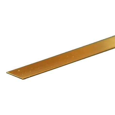 Brass Strip 0016 Thick X 12 Wide X 12 Long 1 Piece Ksmetals