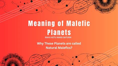 Malefic Planets Why Rahu Ketu Saturn Mars Are Called As Natural