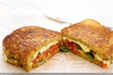 Caprese Grilled Cheese Sandwich with Jalapenos Recipe