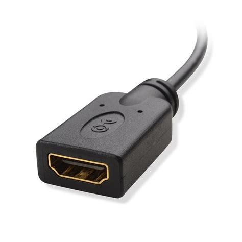 Cable Matters Pack Micro Hdmi To Hdmi Male To Female Cable Adapter