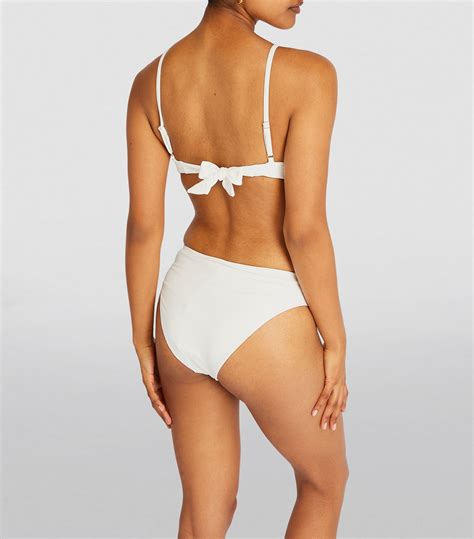 Womens Evarae White Iza Bikini Bottoms Harrods CountryCode