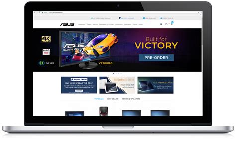 Responsive Banner Design Asus Gaming Monitor Banner