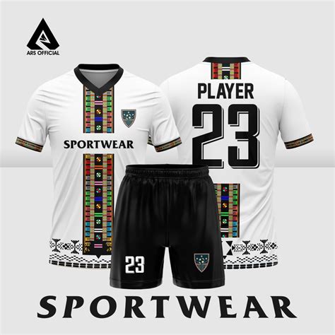 Jual JERSEY FUTSAL JERSEY SEPAK BOLA PRINTING ARS SEROJA WHITE