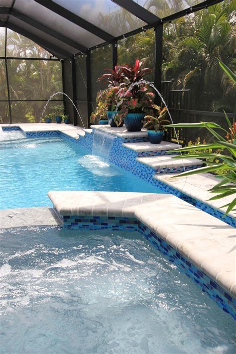 Ocean Seascape Npt Pool Tile Screened Pool Glass Pool Tile