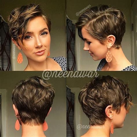 Easy Trendy Hairstyle Ideas For Short Pixies Hairs Short Wavy Hair