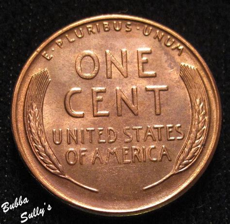 S Lincoln Cent Uncirculated Red Brown Ebay