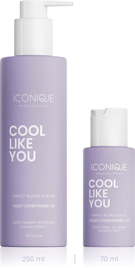 ICONIQUE Professional COOL LIKE YOU Perfect Blonde Silver Violet kondicionér neutralizující
