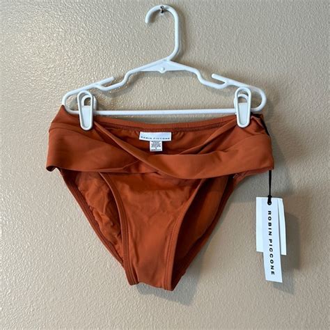 Robin Piccone Swim Nwt Robin Piccone Ava Midrise Twist Bikini