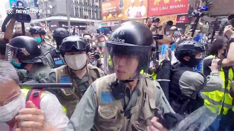 Hong Kong Police Brutally Throw Young Journalist To The Ground Before