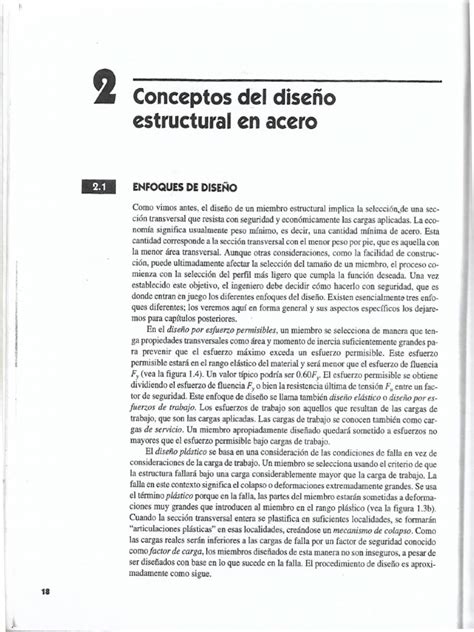 Capitulo 2 Diseño De Estructuras De Acero Con Lrfd William T Segui Pdf