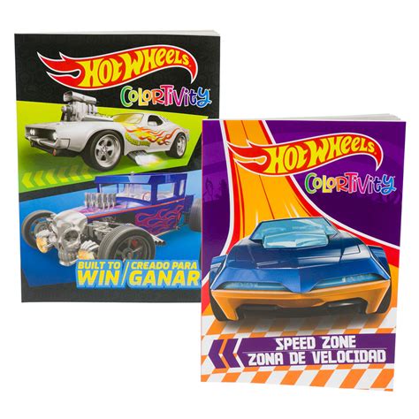 Wholesale Hot Wheels Coloring Activity Book 80 Pages 2 Assorted Cover Pages SKU 49658