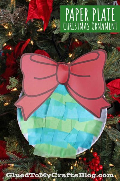 Paper Plate Christmas Ornament Craft