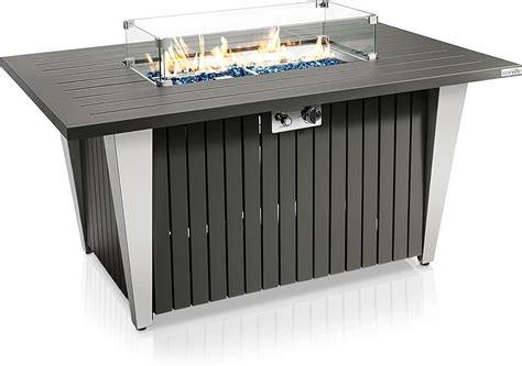 Amazon SereneLife SLFPSX55 Propane Table 50 000 BTU Rectangle Gas