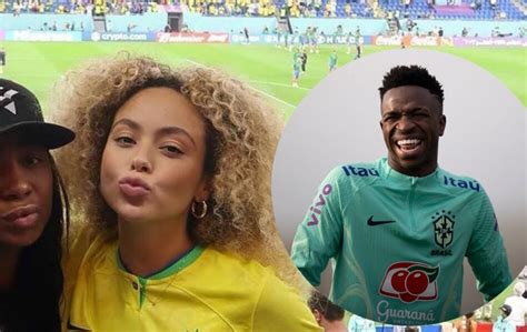 Affair De Vini Jr Assiste Jogo Do Brasil Ao Lado Da Fam Lia Do Jogador