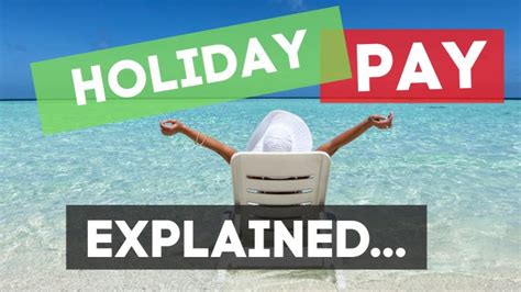 What Is The Rule For Holiday Pay In The UK