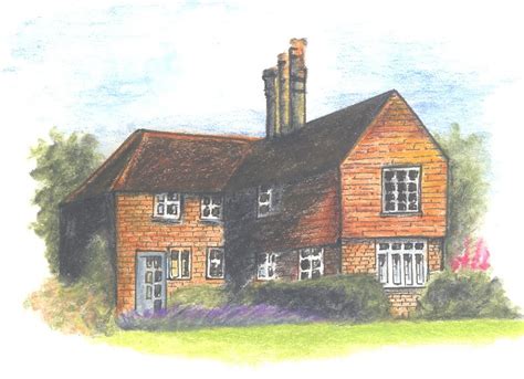 Farm House Drawing at GetDrawings | Free download