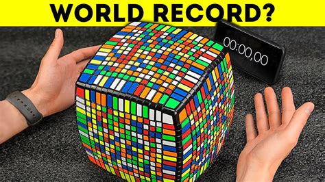 Solving the huge Rubik's Cube 15X15 in record time - YouTube