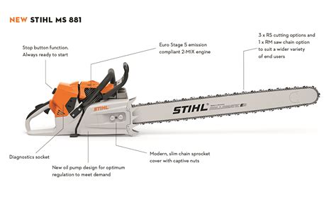 Introducing The New MS 881 Magnum Chainsaw - STIHL Blog