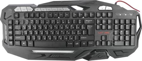 ᐉ Клавиатура Trust GXT 285 Advanced Gaming Keyboard (21201) black/red ...