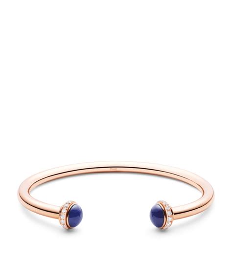 Piaget Blue Rose Gold Diamond And Lapis Lazuli Possession Bangle