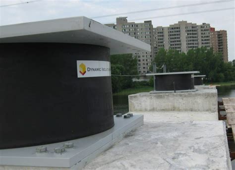 Seismic Isolation With Round Base Isolation Rubber Bearing China