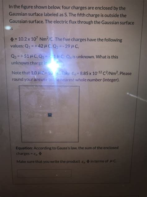 Solved In The Figure Shown Below Four Charges Are Enclosed