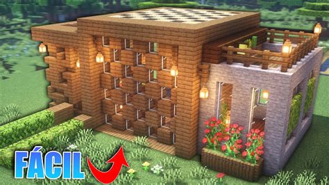 Minecraft Casa Perfecta Para Survival Tutorial Casa Moderna