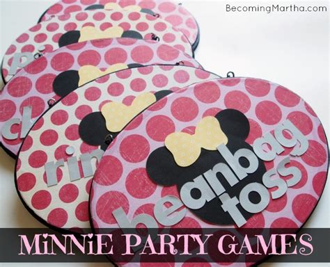 Minnie Mouse Party Games and Activities - The Simply Crafted Life