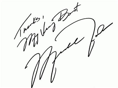 Michael Jordan Signature SVG