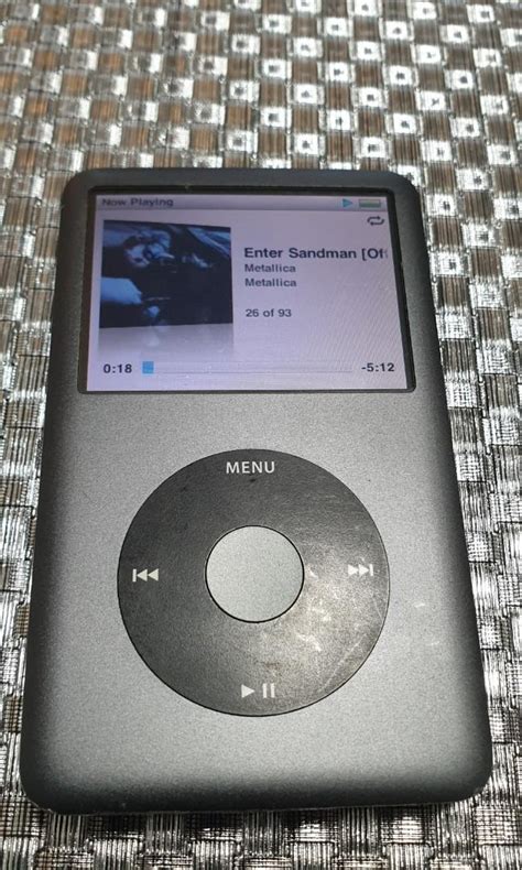 Apple IPod Classic 120 GB Black 7th Generation Audio Portable Music