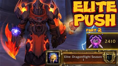 2400 ELITE PUSH Part 2 Elemental Shaman PvP Dragonflight 10 0