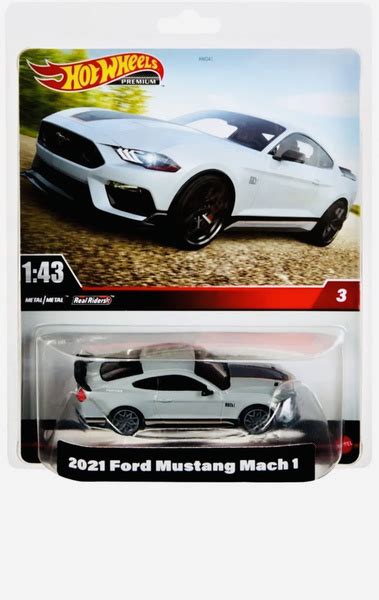 Машинка Hot Wheels Premium Real Riders Ford Mustang Mach Хот Вилс Премиум купить с
