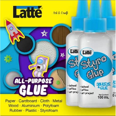 Jual Lem Styrofoam Gabus Serbaguna Latte Styro Glue Unitac Uhu All