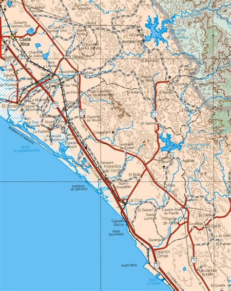 Mapa de Sinaloa mexico [11] - Mapa de Sinaloa, Mexico, S.E. Seccion 11/16