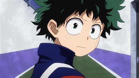 Izuku Midoriya Deku Shocked Face Deku Izu She Swirled Her Drink In Her